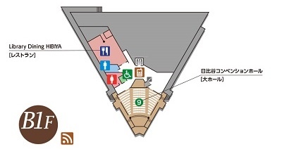 地下1階フロアマップ