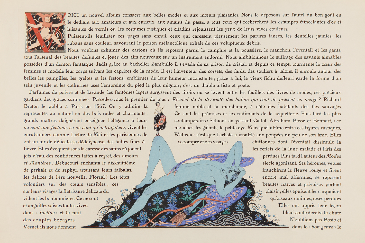 ジョルジュ・バルビエ『ボヌール・デュ・ジュール（現代の幸福あるいは流行のエレガンス）』のサムネイル画像