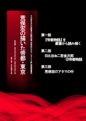 「荒俣宏の描いた帝都・東京」メインパネル