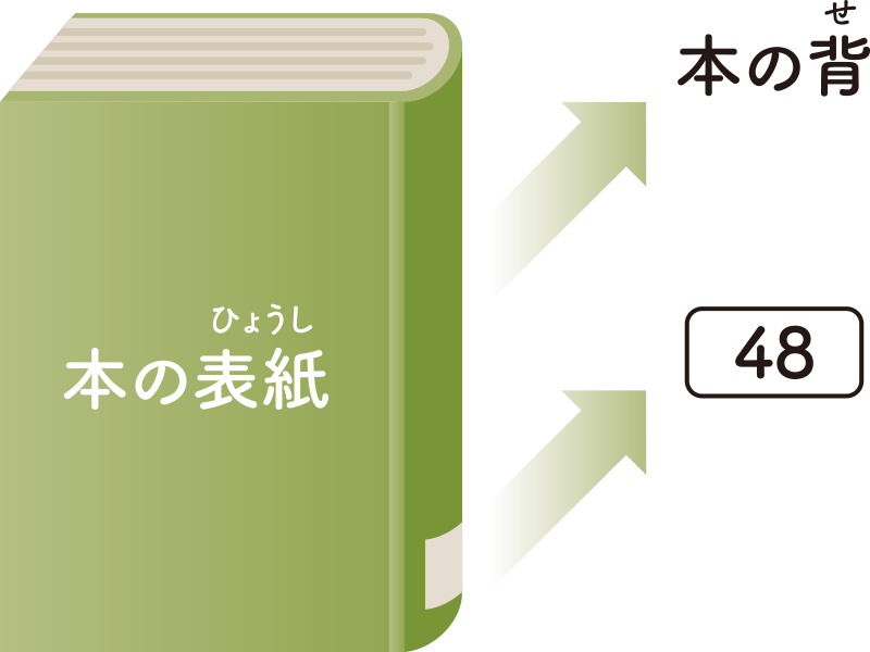 本のラベル イラスト